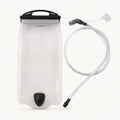 Poche à eau souple TrekGrip 3 L avec tuyau et embout mordant, vue de face sur fond blanc